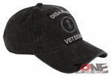 NEW! US ARMY DISABLED VETERAN ROUND DISTRESSED VINTAGE BASEBALL CAP HAT GRAY