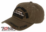 NEW! VIETNAM DESERT STORM VETERAN DISTRESSED VINTAGE BASEBALL CAP HAT TAN