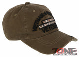 NEW! VIETNAM DESERT STORM VETERAN DISTRESSED VINTAGE BASEBALL CAP HAT TAN