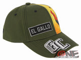 NEW! EL GALLO ROOSTER MEXICAN LOTERIA BINGO SNAPBACK BASEBALL CAP HAT OLIVE