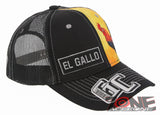 EL GALLO ROOSTER MEXICAN LOTERIA BINGO TRUCKER SNAPBACK BASEBALL CAP HAT BLACK