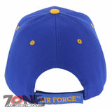NEW! USAF AIR FORCE WING VETERAN FLAG BASEBALL CAP HAT BLUE