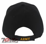 NEW! US ARMY SGM RETIRED BASEBALL CAP HAT BLACK