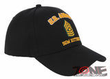 NEW! US ARMY SGM RETIRED BASEBALL CAP HAT BLACK