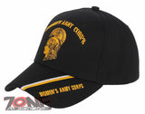 NEW! US ARMY WOMEN'S ARMY CORPS BASEBALL CAP HAT BLACK