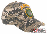 NEW! US ARMY ROUND SIDE ROUND LOGO BASEBALL CAP HAT ACU CAMO