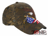 NEW! USA EAGLE FLAG BASEBALL CAP HAT OLIVE ALL CAMOUFLAGE