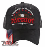 UNITED STATE OF AMERICA STAR PATRIOT EAGLE FLAG BASEBALL CAP HAT BLACK CAMO