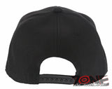 NEW! SKULL HIPHOP MARIJUANA WEED FLAT BILL SNAPBACK BASEBALL CAP HAT BLACK