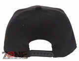 NEW! US DOLLAR $ DIAMOND FLAT BILL SNAPBACK BASEBALL CAP HAT BLACK