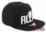 NEW! ALL IN POKER TEXAS HOLD'EM FLAT BILL SNAPBACK BASEBALL CAP HAT BLACK