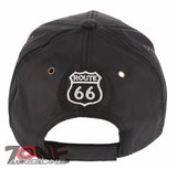 NEW! US ROUTE 66 LOS ANGELES TO CHICAGO BASEBALL CAP HAT CAMOUFLAGE BLACK