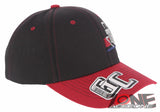 NEW! TEXAS FLAG STAR LONE STAR SIDE LINE SNAPBACK BASEBALL CAP HAT BLACK RED
