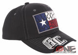 NEW! TEXAS FLAG STAR LONE STAR SNAPBACK BASEBALL CAP HAT BLACK