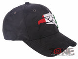NEW! HECHO EN MEXICO MEXICAN EAGLE BASEBALL CAP HAT CAMOUFLAGE BLACK