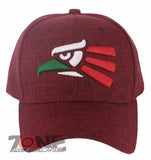 NEW! HECHO EN MEXICO MEXICAN EAGLE BASEBALL CAP HAT BURGUNDY