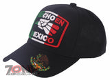 NEW! HECHO EN MEXICO MEXICAN EAGLE BASEBALL CAP HAT BLACK
