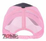NEW! RODEO COWGIRL STAR STONES MESH TRUCKER BALL CAP HAT PINK CAMOUFLAGE BLACK