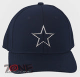 NEW! TEXAS DALLAS PVC STAR SNAPBACK BASEBALL CAP HAT NAVY
