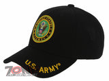 NEW! US ARMY ROUND SIDE SHADOW BALL CAP HAT BLACK
