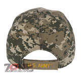 NEW! US ARMY ROUND SIDE SHADOW BALL CAP HAT ACU CAMO