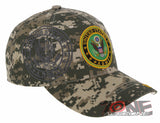 NEW! US ARMY ROUND SIDE SHADOW BALL CAP HAT ACU CAMO