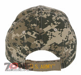 NEW! US ARMY VETERAN ROUND SIDE SHADOW BALL CAP HAT ACU CAMO