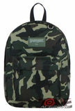 NEW BACKPACK EAST WEST USA BC101S CAMOUFLAGE MILITARY 16.5" GREEN CAMO