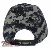 NEW! US NAVY USN USA FLAG STAR BALL CAP HAT ACU NAVY CAMO