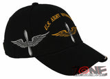 NEW! US ARMY AVIATION BALL CAP HAT BLACK