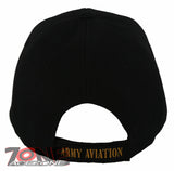 NEW! US ARMY AVIATION BALL CAP HAT BLACK