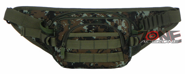 East West USA Molle Tactical Utility Travel Fanny Waist Pack FC102 GREEN ACU