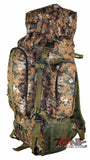 Nexpak USA Backpack camping hunting Outdoor 4700 CUIN HB001 WOODLAND DIGITALCAMO