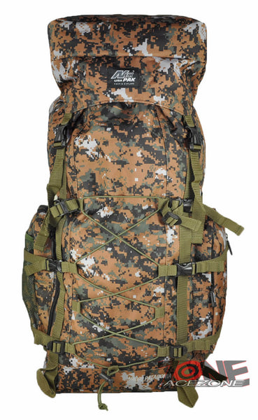 Nexpak USA Backpack camping, hunting, outdoor 4300 CU IN HB002 WOODLAND D CAMO