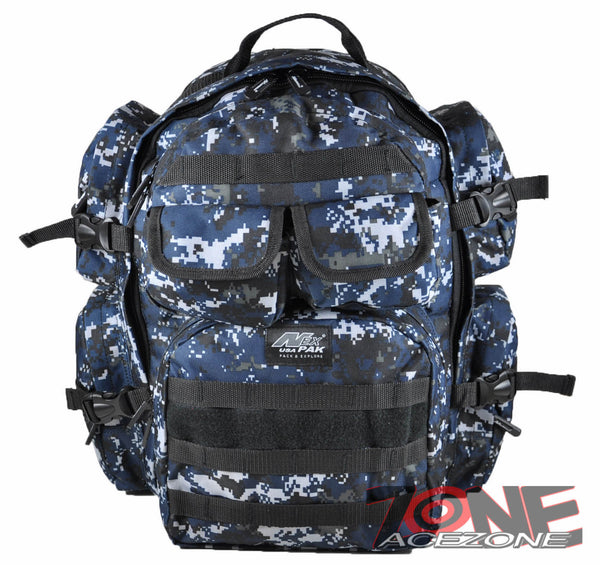 Nexpak USA Backpack Tactical 18.5” EXPANDIBLE Outdoor OP820 NAVY DIGITAL CAMO