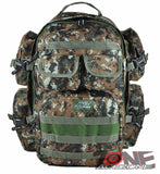 Nexpak USA Backpack Tactical 18.5” EXPANDIBLE Outdoor OP820 WOODLAND D CAMO