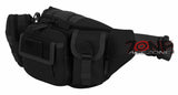East West USA Molle Tactical Utility Travel Fanny Waist Pack RF104 BLACK