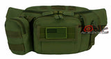 East West USA Molle Tactical Utility Travel Fanny Waist Pack RF104 OLIVE