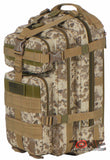 East West USA Tactical Molle Military Assault Hunting Backpack RTC502L TAN ACU
