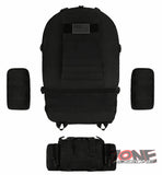 East West USA Tactical Molle Military Assault Detachable Backpack RT505 BLACK
