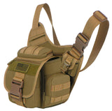 East West USA Hiking Tactical Shoulder Sling Trail Utility Bag RT511 OLIVE