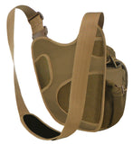 East West USA Hiking Tactical Shoulder Sling Trail Utility Bag RT511 OLIVE