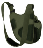 East West USA Hiking Tactical Shoulder Sling Trail Utility Bag RT511 OLIVE