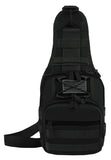 East West USA Tactical Sling Chest Pack Shoulder Utility Bag RT514 BLACK