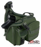 East West USA Tactical Shoulder Sling Trail Walker Utility Bag RT518 OLIVE