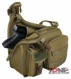 East West USA Tactical Shoulder Sling Trail Walker Utility Bag RT518 TAN