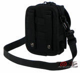 East West USA Tactical Pouch Waist Belt Utility shoulder Bag RT520 BLACK