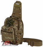 East West USA Tactical Shoulder Sling Trail Walker Utility Bag RTC517 TAN ACU