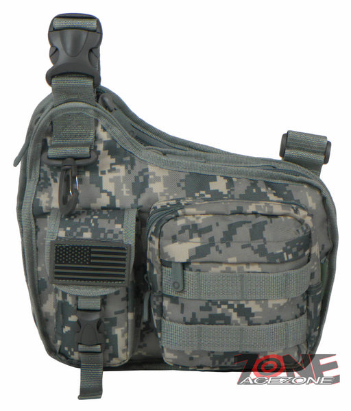 East West USA Tactical Shoulder Sling Trail Walker Utility Bag RTC518 ACU