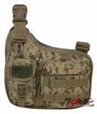 East West USA Tactical Shoulder Sling Trail Walker Utility Bag RTC518 TAN ACU